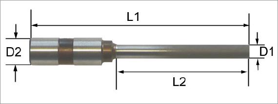 Papierboor 2- 9 mm